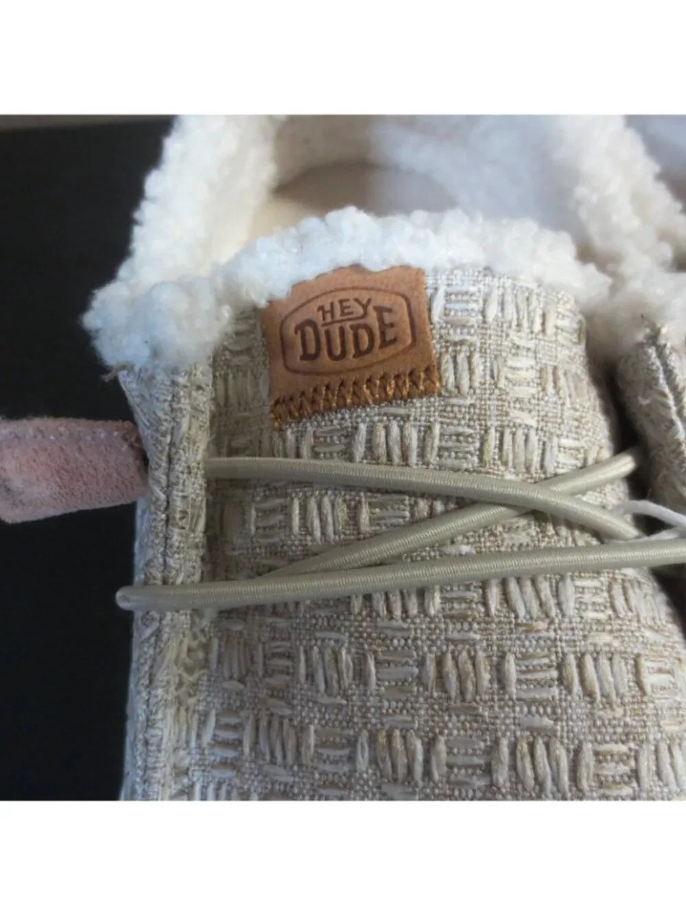 Hey Dude Ladies Wendy Warmth Slip on Shoes Natural Size 9 US New with Tag